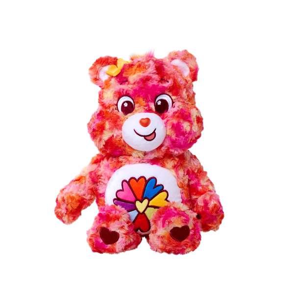 Smoby - Osos Amorosos - Peluche Flower Power 35 cm avec Boîte - Ours en Peluche - 3 ans