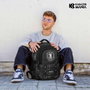 Karactermania Mochila miércoles run. plus fan chain - Sac à dos grande capacité avec compartiments, port USB et dos aéré - 44x34x21 cm