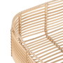 BigBuy Home Lot de 3 paniers Naturel Résine