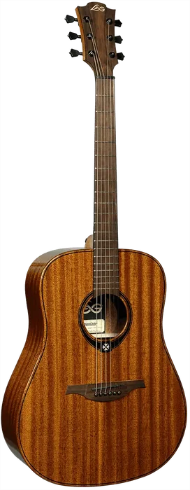 LAG Guitare Acoustique Tramontane 98 Dreadnought Caoba Folk