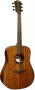 LAG Guitare Acoustique Tramontane 98 Dreadnought Caoba Folk