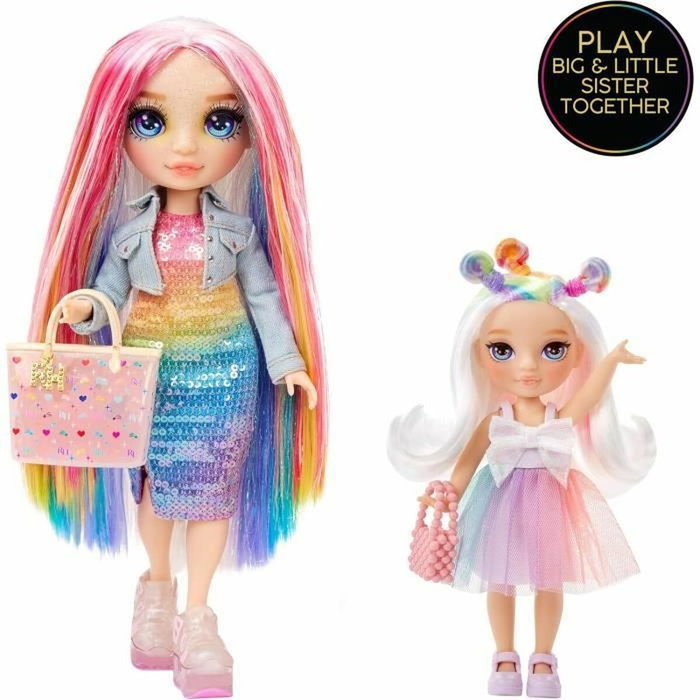 Rainbow High Littles - Poupée 15cm avec animal de compagnie Arc-en-Ciel Rainbow High Littles - Poupée 15cm avec animal de compagnie Arc-en-Ciel