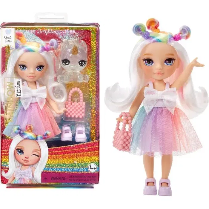 Rainbow High - Poupée Littles 15 cm avec animal de compagnie - Jouet Arc-en-Ciel - Collection de 6 modèles - Pour enfants dès 4 ans