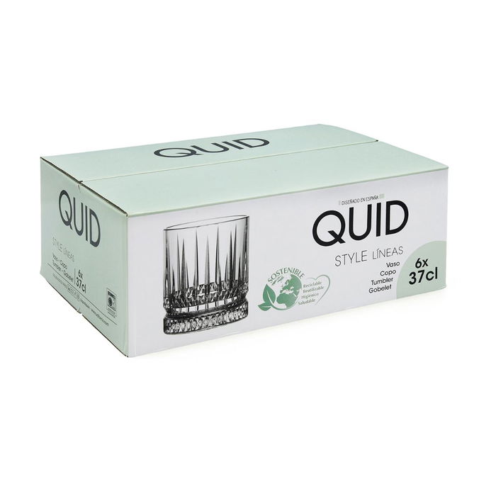 Vaso Bajo Vidrio Style Quid 37 cL (24 Unidades)