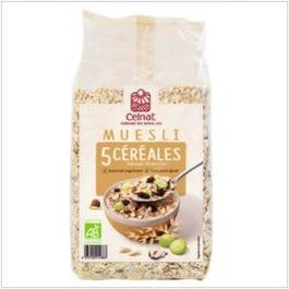 CELNAT Muesli 5 Céréales Bio 500g