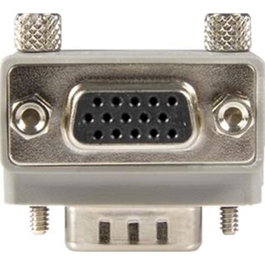 Adaptateur VGA Startech.com Macho vers Hembra à Angle Droit Gris