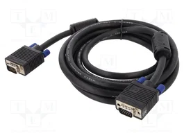 DELOCK Câble VGA D-Sub 15pin mâle de deux côtés 3m