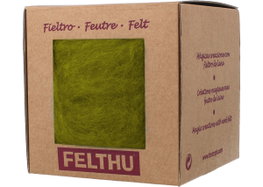 Felthu Feutre de laine vert lima