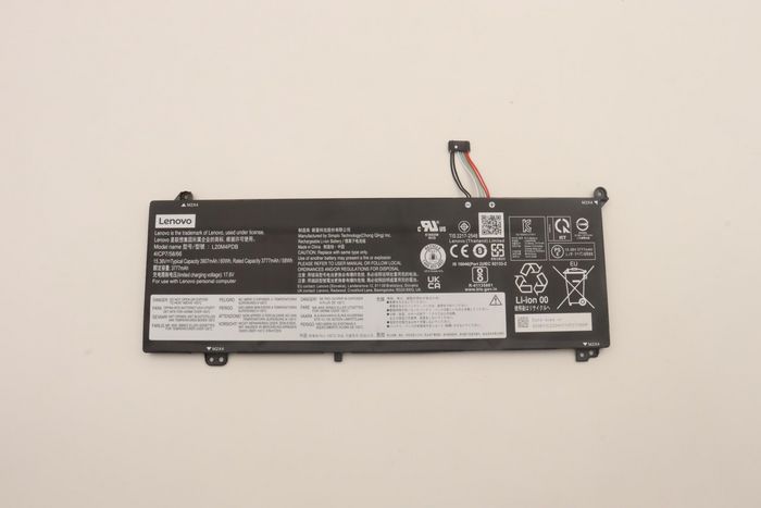 Lenovo Batterie rechargeable 60Wh 15,36V pour ordinateurs portables Lenovo Lenovo Batterie rechargeable 60Wh 15,36V pour ordinateurs portables Lenovo