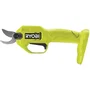 Ryobi Sécateur sans fil 18V ONE+ RY18SCA-0, lames Bypass acier SK5, capacité de coupe 25 mm, sans batterie ni chargeur