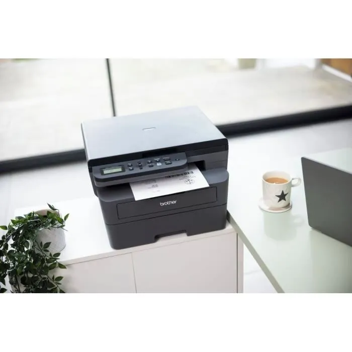 Brother DCP-L2620DW - Imprimante Laser Multifonction 3-en-1 Monochrome WiFi - Impression Recto-Verso Automatique A4 - Jusqu'à 32 ppm - Compatible AirPrint