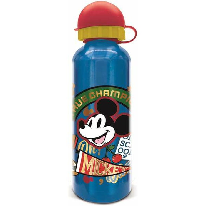 Stor Bouteille d'eau Mickey Mouse True Champions Aluminium 530 ml Bleu