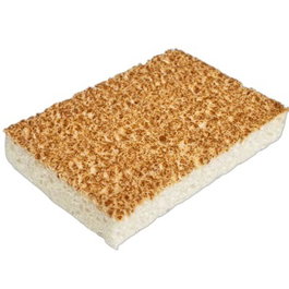 MEMO Estropajo de coques d'amandes, noisettes et éponge