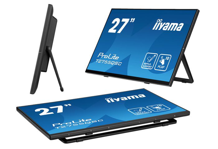 iiyama ProLite T2755QSC-B1 27'' Moniteur Tactile WQHD IPS