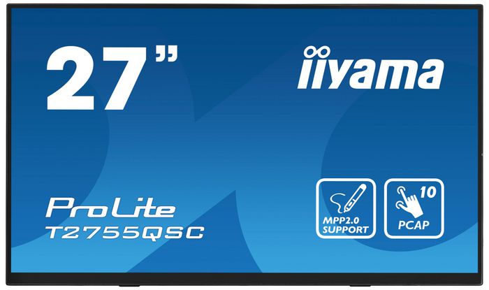 iiyama ProLite T2755QSC-B1 27'' Moniteur Tactile WQHD IPS