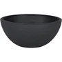 EDA Graphit Up Pot de culture vasque 3,3 L Ø 25 cm Gris Anthracite pour intérieur et extérieur - Bac, muret ou jardinière