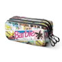 Karactermania Trick FAN 2.2 - Trousse d'école Barbie Comic avec 3 compartiments en Ripstop - 23 x 10 x 11 cm