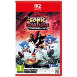 Sega Sonic X Shadow Generations - Jeu Nintendo Switch - Collection avec Sonic et Shadow - Deux aventures uniques
