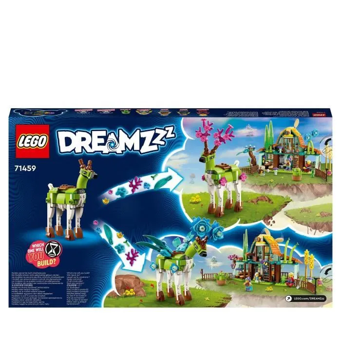 Lego DREAMZzz 71459 L'Étable des Créatures des Songes, Set de Jeu Ferme avec Figurine Cerf 2-en-1 (Âge 7+)