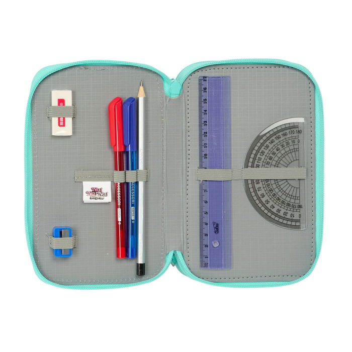 Pochette à crayons triple Na!Na!Na! Surprise Bunny Rose Turquoise 12,5 x 19,5 x 5,5 cm 37 Pièces Pochette à crayons triple Na!Na!Na! Surprise Bunny Rose Turquoise 12,5 x 19,5 x 5,5 cm 37 Pièces