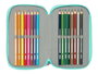 Safta Plumier Triple 37 Pcs Nanana "Bunny" (12,5x19,5x5,5 cm) - Trousse d'écolier pour enfants