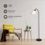 GSC Evolution Lampe de pied Serie Langadu 1558mm E27 Noir