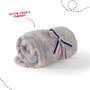 PERLETTI Peluche et Manta Douce Éléphant Allie - Peluche 22 cm, Manta 120x80 cm - Peluche Doudou avec Couverture