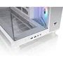 Thermaltake View 380 XL TG ARGB Snow - Boîtier PC Moyen Tour ATX Blanc - 4 Ventilos A-RGB 120mm inclus - Verre Trempé Panoramique - Sans Alimentation