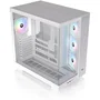 Thermaltake View 380 XL TG ARGB Snow - Boîtier PC Moyen Tour ATX Blanc - 4 Ventilos A-RGB 120mm inclus - Verre Trempé Panoramique - Sans Alimentation