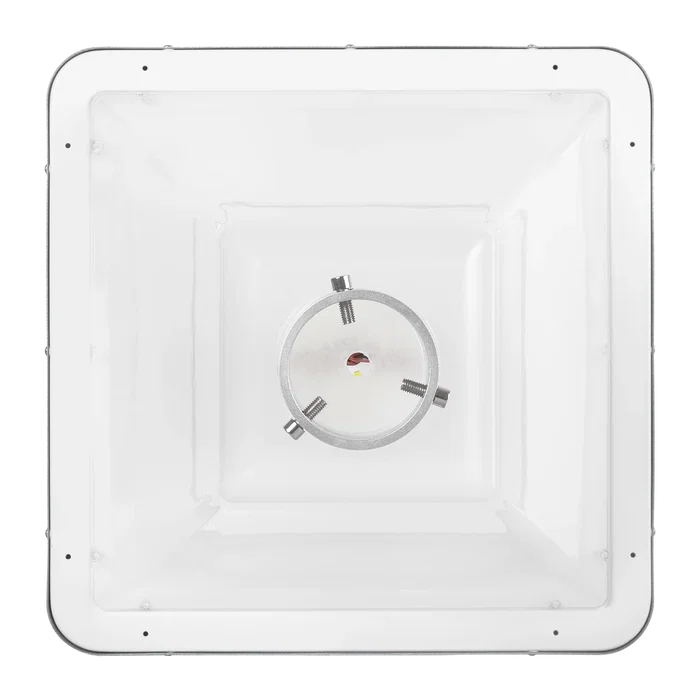 Lampe LED solaire extérieure rectangulaire pour jardin - 45W - Sensor crépusculaire - IP65 - Télédémarrage inclus