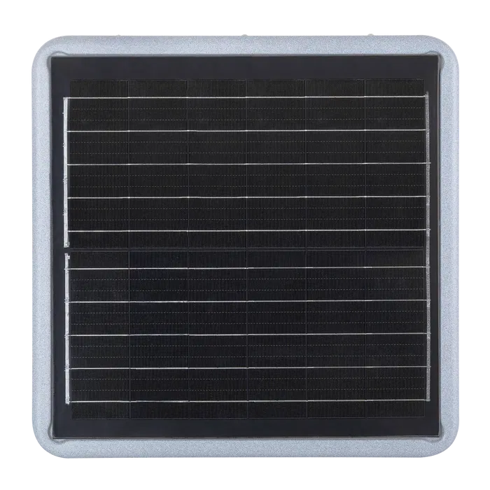 Lampe LED solaire extérieure rectangulaire pour jardin - 45W - Sensor crépusculaire - IP65 - Télédémarrage inclus