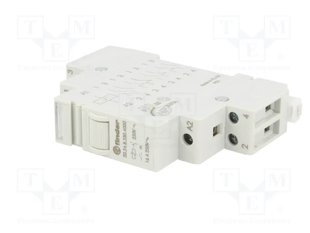 FINDER 20.24 Relais d'installation bistable d'impulsion NO x2 16A 230V AC FINDER 20.24 Relais d'installation bistable d'impulsion NO x2 16A 230V AC