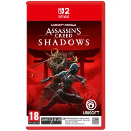 Ubisoft Assassin's Creed Shadows - Jeu Nintendo Switch 2 - Monde Ouvert Japon Féodal - Naoe et Yasuke - Version Optimisée