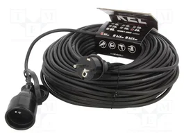 KEL Rallonge réseau H05RR-F 3G1mm2 40m noir