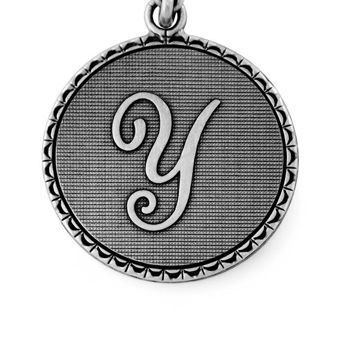 Alex And Ani Bracelet Lettre Y Gris