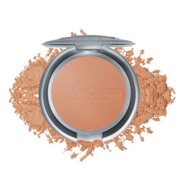 Leclerc Poudre Compacte Cannelle - Poudre de Maquillage Visage Finition Mat Naturelle