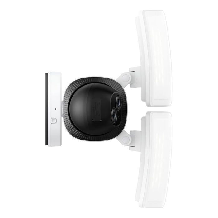 EUFY E340 - Projecteur LED de sécurité avec caméra IP - 2000 lm - Intérieur/Extérieur - Wi-Fi - Compatible Amazon Alexa - Vision nocturne - Format dôme - IP65
