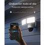 EUFY E340 - Projecteur LED de sécurité avec caméra IP - 2000 lm - Intérieur/Extérieur - Wi-Fi - Compatible Amazon Alexa - Vision nocturne - Format dôme - IP65