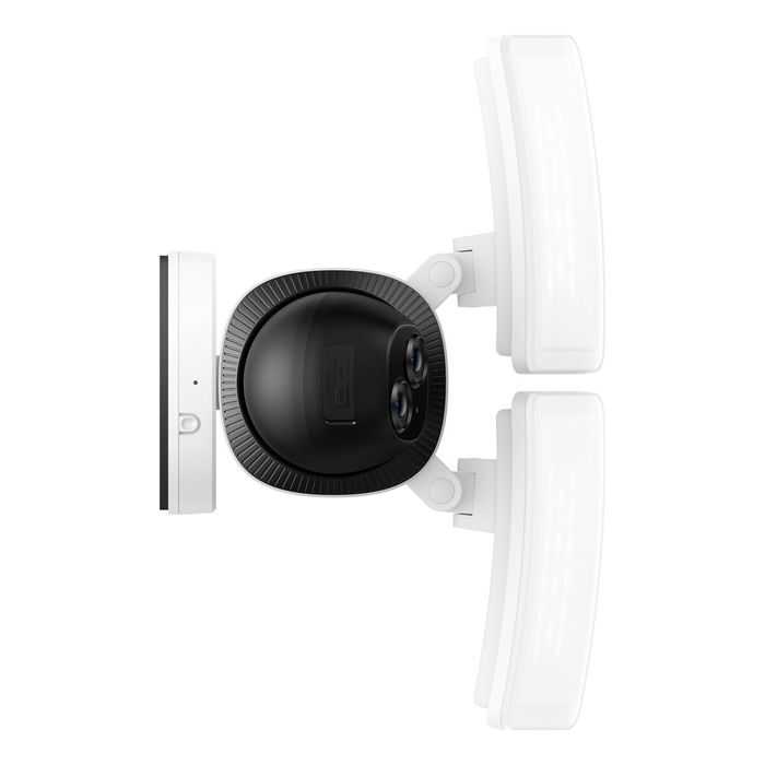 EUFY E340 - Projecteur LED de sécurité avec caméra IP - 2000 lm - Intérieur/Extérieur - Wi-Fi - Compatible Amazon Alexa - Vision nocturne - Format dôme - IP65