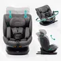 Babyauto Siège Auto XPERTA BLACK LINE - I-Size 0-36 kg de la Naissance à 12 ans, Pivotant 360°, ISOFIX, Évolutif dos/face Route