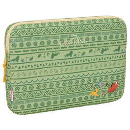 Mufasa Housse pour ordinateur portable 15,6 pouces Disney Le Roi Lion - 39,5 x 35 x 27,5 cm, compartiment intérieur rembourré