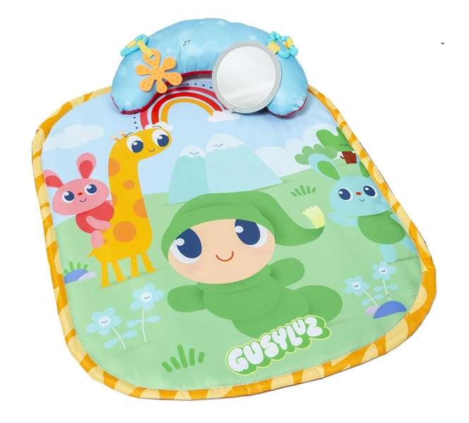 Molto - Tapis d'activités lumineux avec coussin pour bébé, multilingue (espagnol/anglais), 66x54x2 cm, dès la naissance