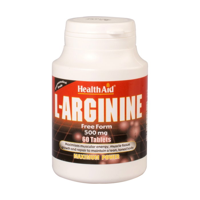 Health Aid L-Arginine 500 mg, 60 comprimés