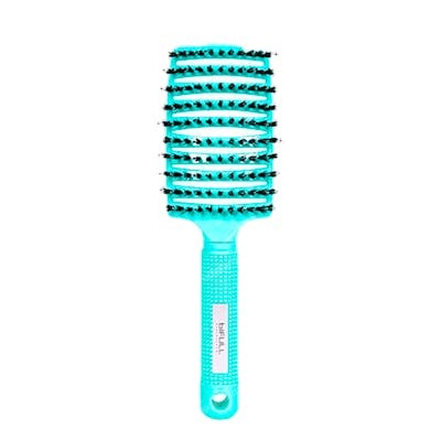 Bifull Brosse Squelette Poils de Sanglier et Nylon Vert Menthe Bifull Brosse Squelette Poils de Sanglier et Nylon Vert Menthe