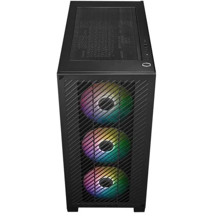 Cooler Master Boîtier PC Elite 301, E301-KGNN-S00, Noir avec éclairage ARGB
