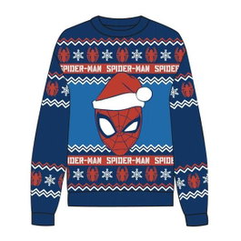 Pull unisex Spider-Man Bleu