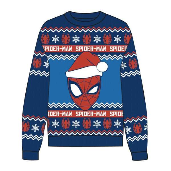 Cerdá Pull à motifs de Noël Spiderman pour enfant, taille 3 ans