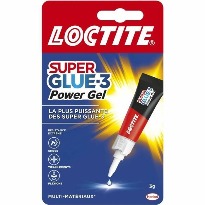 Loctite Superglue-3 Power Gel Tube 3g Loctite Superglue-3 Power Gel Tube 3g