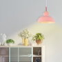 GSC Evolution Lampe de plafond suspendue Sompara E27 Ø280mm Rose