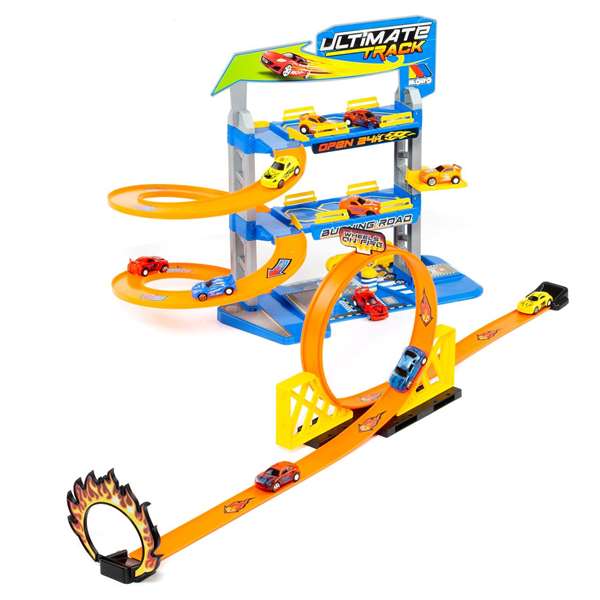 Molto Parking Ultimate avec Looping et 2 Voitures - Jeu de Stationnement pour Enfants à partir de 3 Ans Molto Parking Ultimate avec Looping et 2 Voitures - Jeu de Stationnement pour Enfants à partir de 3 Ans